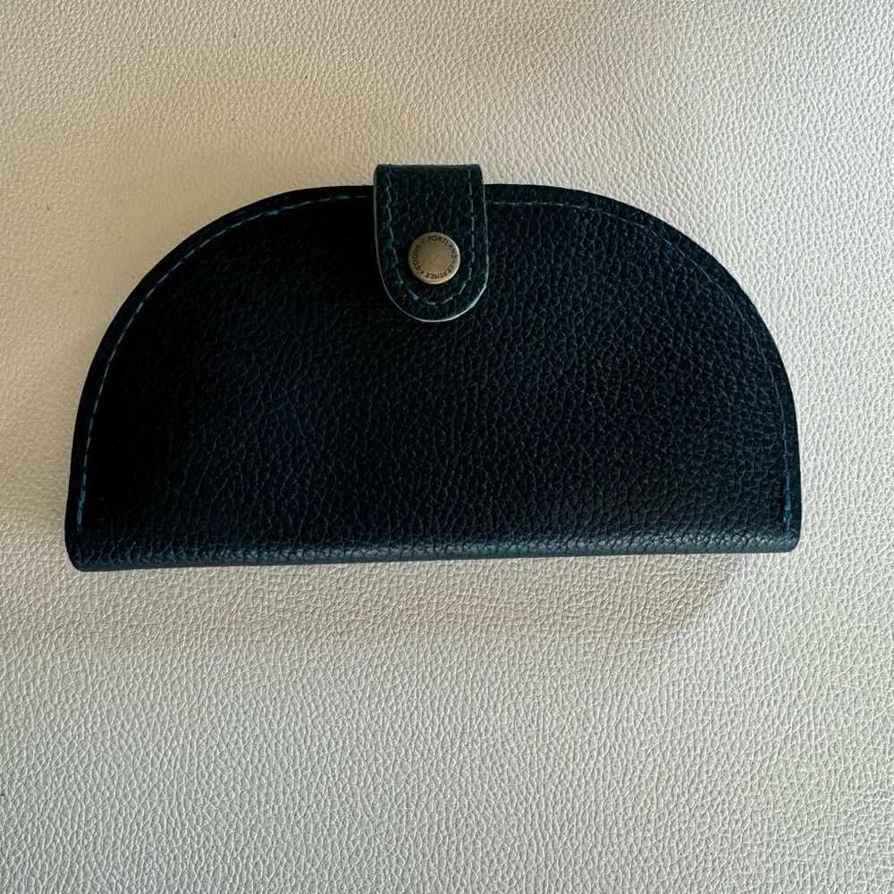 Portland Leather Quesadilla wallet. Lagoon - Picture 3 of 4